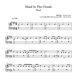 Head In The Clouds Piano Sheet Music