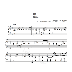 The One And Only Piano Sheet Music  (Accusefive)