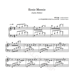 Eenie Meenie Piano Sheet Music